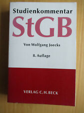 Kommentar StGB Studienkommentar Joecks 8. Aufl.  2009 C. H. Beck 