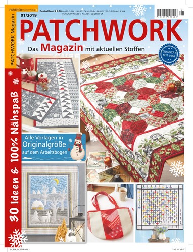 Patchwork magazin 2019 - patchwork, 1/2019