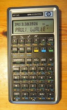 WP 34S Taschenrechner mit Uhr und Druckerschnittstelle