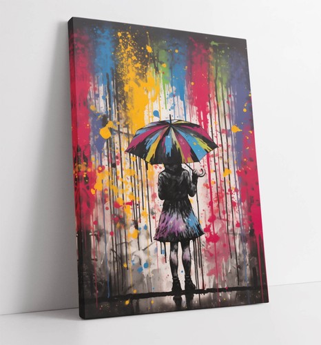 Banksy stil regenschirm - banksy,