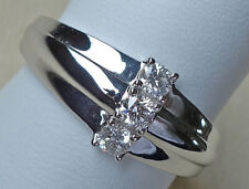 Neu 0.25 Carat Brillanten 375 9kt Gold Ring Verlobung Brillant Diamant ♦️♦️ 8864