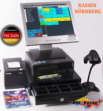 15" Kasse für EISCAFE IMBISS BÄCKEREI LADEN ZEITUNGSKIOSK, Tse-Konform