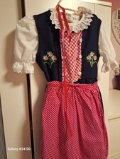 Dirndl für kleine Mädchen/Größe 110-116/super Zustand/mit Schürze und Bluse 