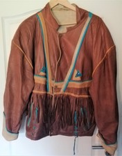 Westernjacke , Echtleder 