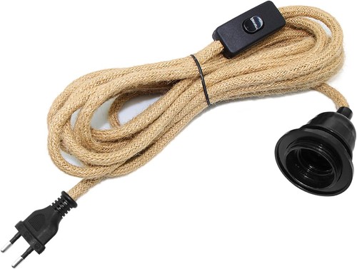 510cm hanfseil lampe - 510cm,