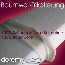 Baumwolltrikotage Premium Textilqualität höchste Komfort+Schutz für Schaumstoff