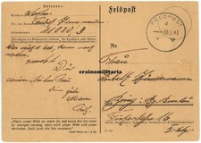 Orig. AK Postkarte Feldpost