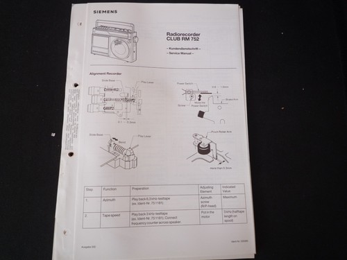 Original service manual - original,