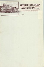 13807904 - 9102 Limbach-Oberfrohna Brief Arthur Engelmann Stoffhandschuhfabrik