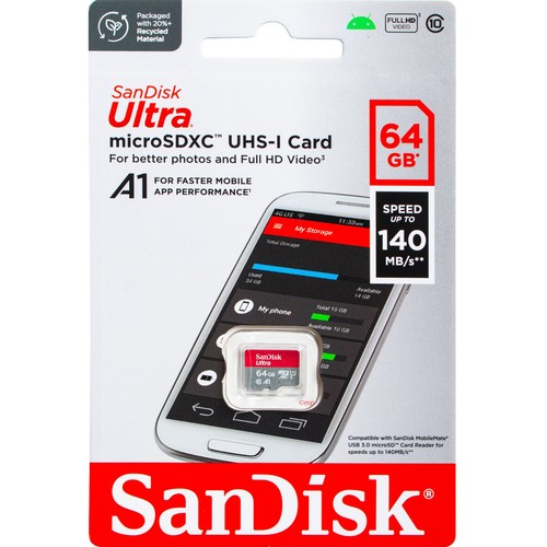 Sandisk ultra 64gb - ultra, microsdxc