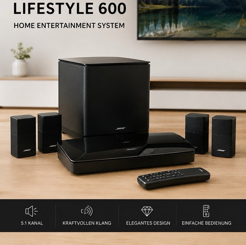 Bose lifestyle 600 1 - 600, 5.1