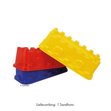 Spielstabil Sandform Burgmauer