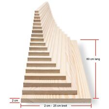 Glattkantbretter - Fichte gehobelt - 1,9 cm stark x Wunschbreite x 60 cm lang