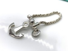 TIFFANY & CO. Anker Motiv Silber 925 Taschenanhänger Schlüsselanhänger Keycha...