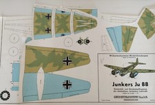 Junkers Ju 88 - 1:50 Wilhelmshavener Modellbaubogen