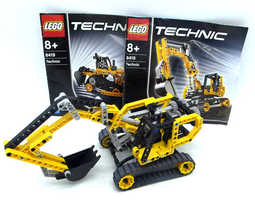 Lego technik 8419 kettenbagger - technik,