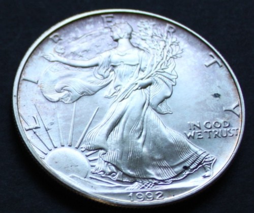 Usa 1992 silver eagle - 1,