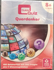 Quick Quit Querdenker Quizkarten von ASS ab 8 Jahren Neu