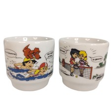 2x Sport Billy Eierbecher