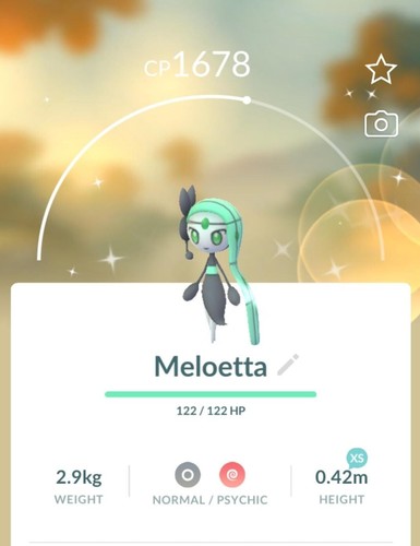 Shiny meloetta pogo pokémon - shiny, |