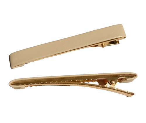 Goldf beige haarclips - 2,