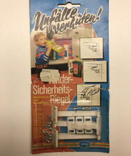 6 Sicherheitsriegel Kindersicherung für Schublade & Schrank