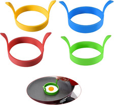 4 Stück Spiegeleiform Rund