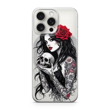 Sunny-Case Handyhülle für iphone 13 Gothic Girl Totenkopf Skull Nr.812 DARK Ho