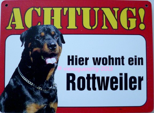 Schild 14x19cm hier wohnt - schild,