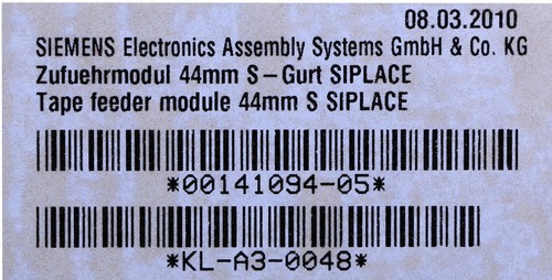 Siemens siplace zuführmodul - siemens,