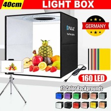 Fotobox Fotostudio 40X40X40 CM Led Lichtbox für Lichtwürfel Fotografie 12 Farben