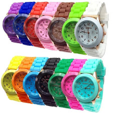 Silikon uhr armbanduhr - uhr,