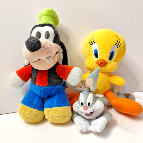 Plüschfiguren goofy tweety - plüschfiguren,