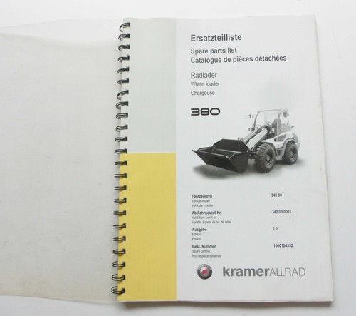 Kramer radlader 380 - kramer,