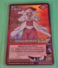 Naruto TCG NI-44 Hokage Der Dritte (Beginn Der Chu-Nin Prüfung) Holokarte