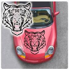 Autoaufkleber Tribal Tiger Auto Aufkleber Sticker Motorhauben Haube A1090 