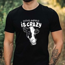 Herren T-Shirt Kuh Motiv