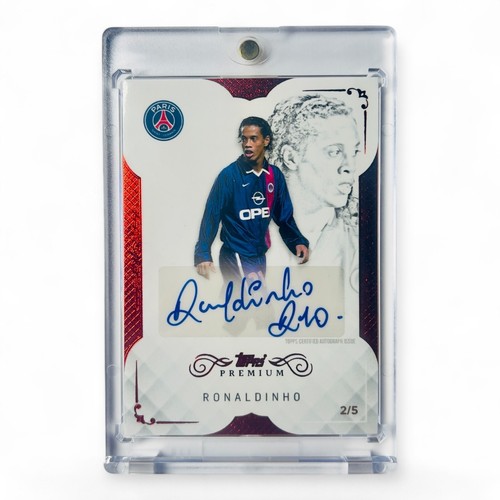 Ronaldinho auto topps - auto,