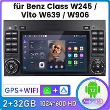 7" Für Mercedes-Benz A/B Klasse W169 W245 Android 14 Autoradio Carplay GPS NAVI