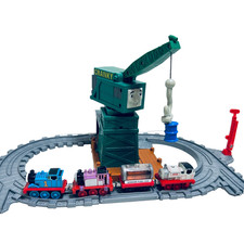 Thomas & Friends - Take-n-Play Spielset Cranky - Mit 4 Loks - GUT