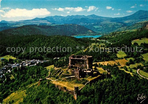 Murol chateau fort lac chambon - chateau,