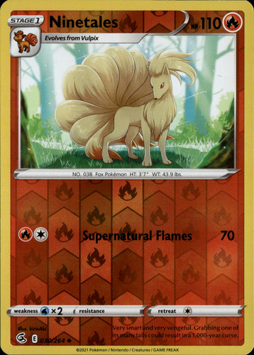 Pokémon tcg ninetales fusion - ninetales,