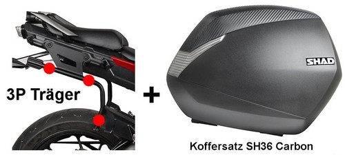 Shad seitenkoffer träger - shad, seitenkoffer-träger