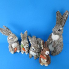 5 Stk. verschiedene Osterhasen