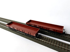 2x Märklin Niederbordwagen H0
