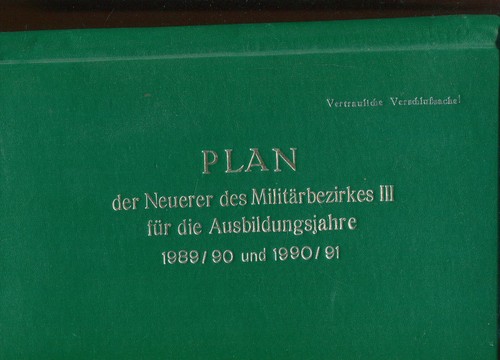 Ddr klemmmmappe plan nva - plan, mb