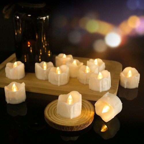 12x led teelichter timer - 2-12x,