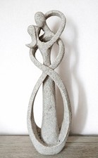 Dekofigur skulptur paar liebe - dekofigur,