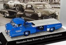 Mercedes Rennwagen- Schnelltransporter "Blue Wonder" 1:43 Top Zustand