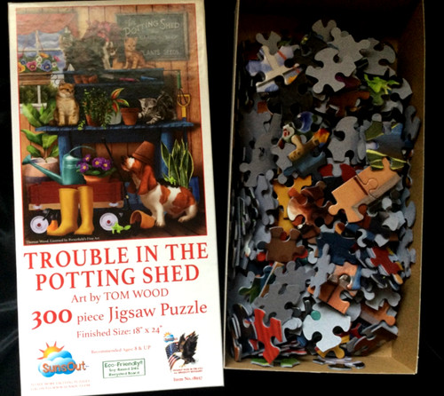 Puzzle sunsout hunde - hunde, &